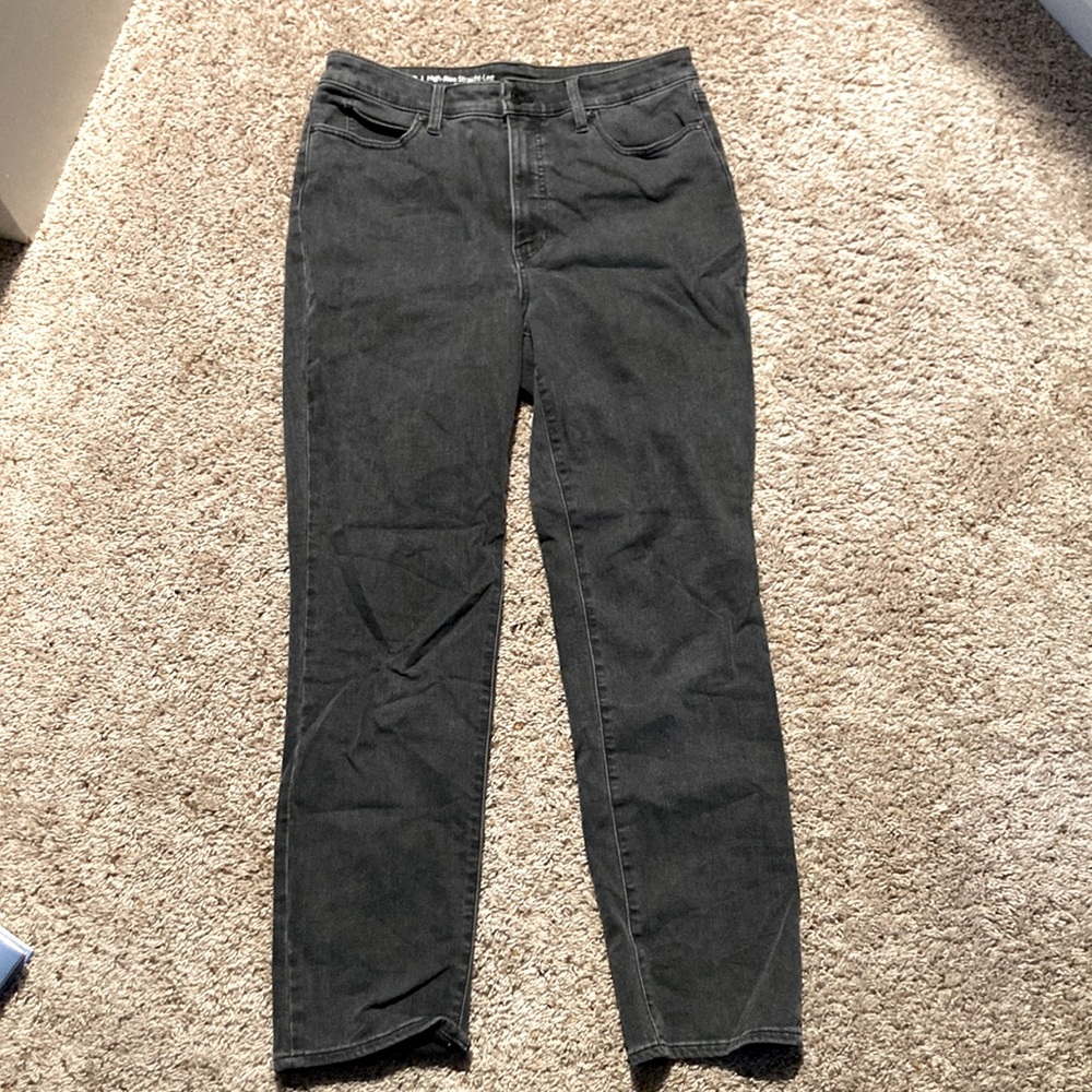 Talbots flawless size 10 High-Rise Straight-Leg Curvy